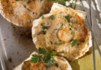 Photo de la recette : Recette coquilles Saint Jacques gratinées