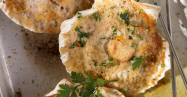 Photo de la recette : Recette coquilles Saint Jacques gratinées