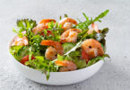 Photo de la recette : Recette salade verte aux crevettes