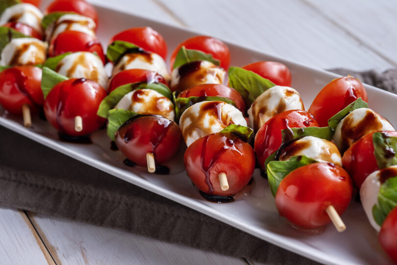 Photo de la recette : recette caprèse en brochette