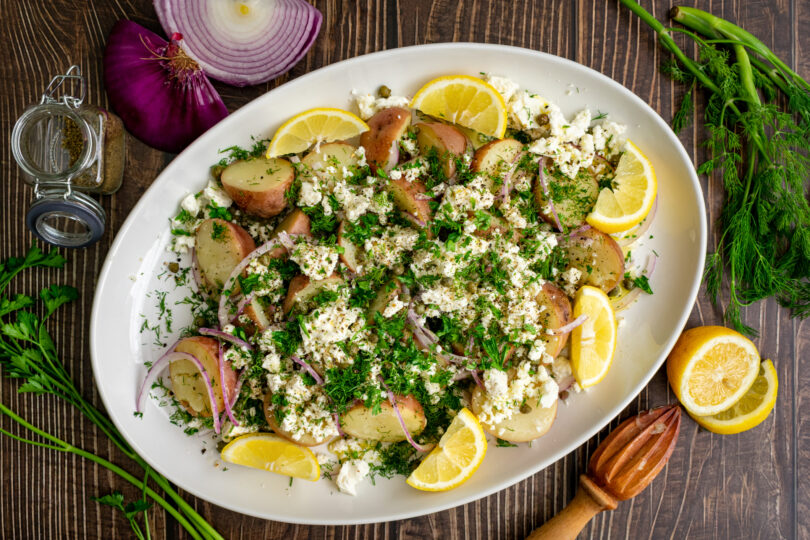 Photo de la recette : Recette de pomme de terre à la féta