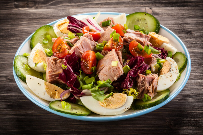 Photo de la recette : Recette salade d'été thon légumes