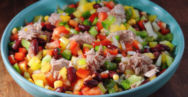 Photo de la recette : Recette salade thon poivrons