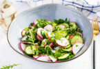 Photo de la recette : Recette salade végétarienne radis et concombre