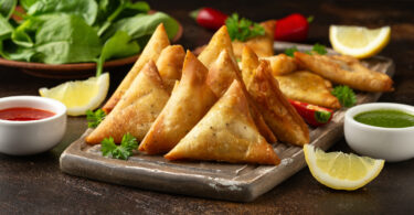 Photo de la recette : Recette de somosa au poulet