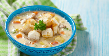 Photo de la recette : Recette soupe cheeseburger