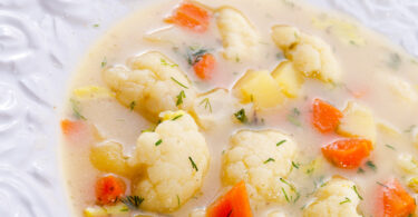 Photo de la recette : Recette soupe au chou fleur