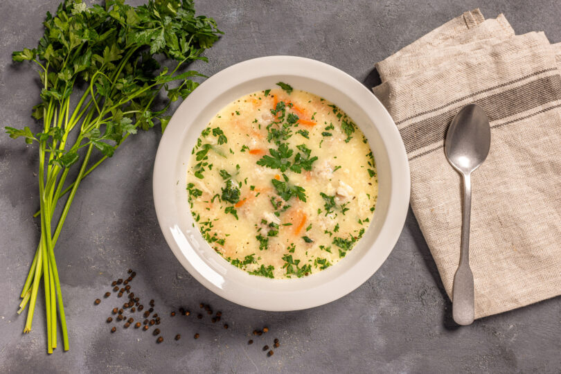 Photo de la recette : Recette soupe poulet et boeuf