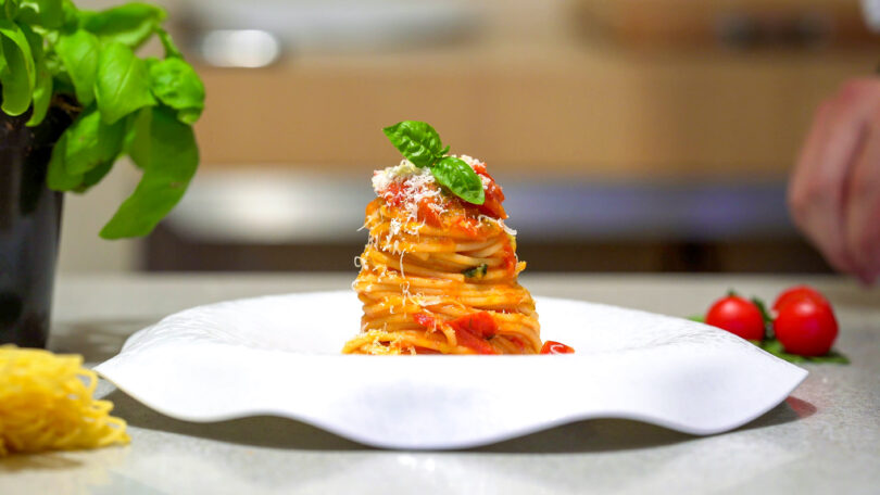 Photo de la recette : Recette spaghetti al pomodoro