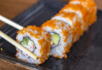 Photo de la recette : Recette sushis au saumon et Oeuf de lump
