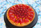 Photo de la recette : Recette tarte aux fraise crème patissière maison
