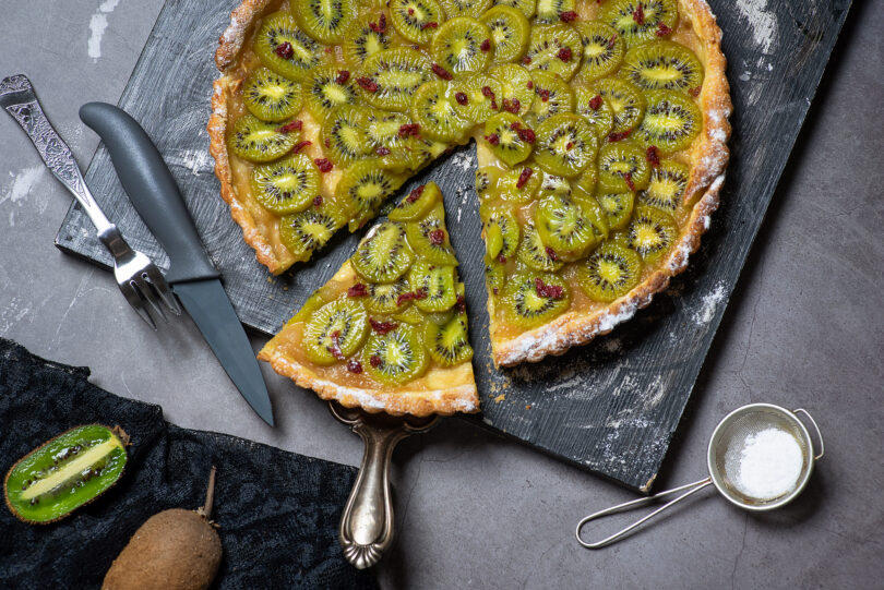 Photo de la recette : Recette tarte aux kiwis