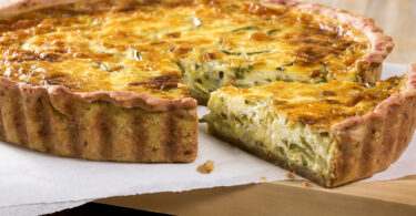 Photo de la recette : Recette tarte salée aux poireaux