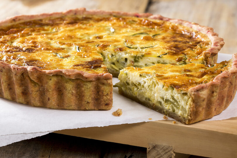 Photo de la recette : Recette tarte salée aux poireaux