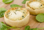 Photo de la recette : Recette tartelette au chèvre et épinards
