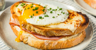 Photo de la recette : Recette-tartine-croque-madame-simple