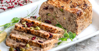 Photo de la recette : Recette terrine de canard aux pistaches