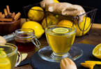 Photo de la recette : Recette thé à la menthe miel citron gingembre