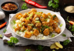 Photo de la recette : Recette tofu général Tso avec riz