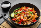 Photo de la recette : Recette wok sauté de fruits de mer aux légumes