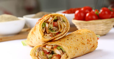 Photo de la recette : Recette wrap au poulet