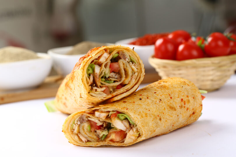 Photo de la recette : Recette wrap au poulet