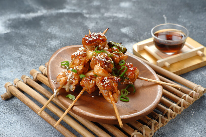 Photo de la recette : Recette yakitori de poulet