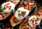 Photo de la recette : Recette aubergines grillées sauce yogourt
