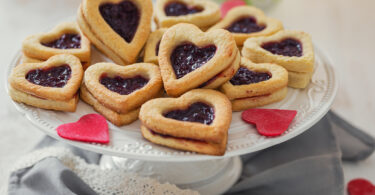 Photo de la recette : Recette biscuit coeur cerise