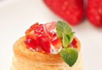 Photo de la recette : Recette bouchée feuilleté à la fraise et crème fraiche
