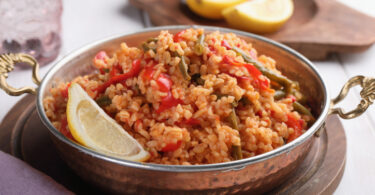 Photo de la recette : Recette boulgour pilaf végétarien