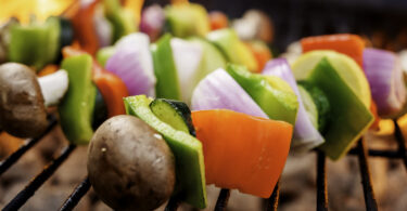 Photo de la recette : Recette de brochettes végétaliennes