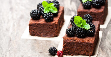 Photo de la recette : Recette brownies chocolat framboise