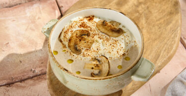 Photo de la recette : Recette capucino de champignon