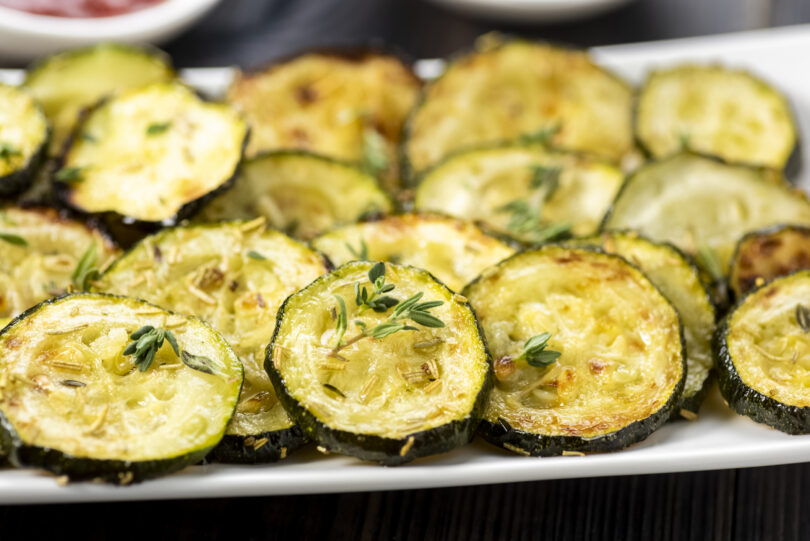 Photo de la recette : Recette chips de courgettes