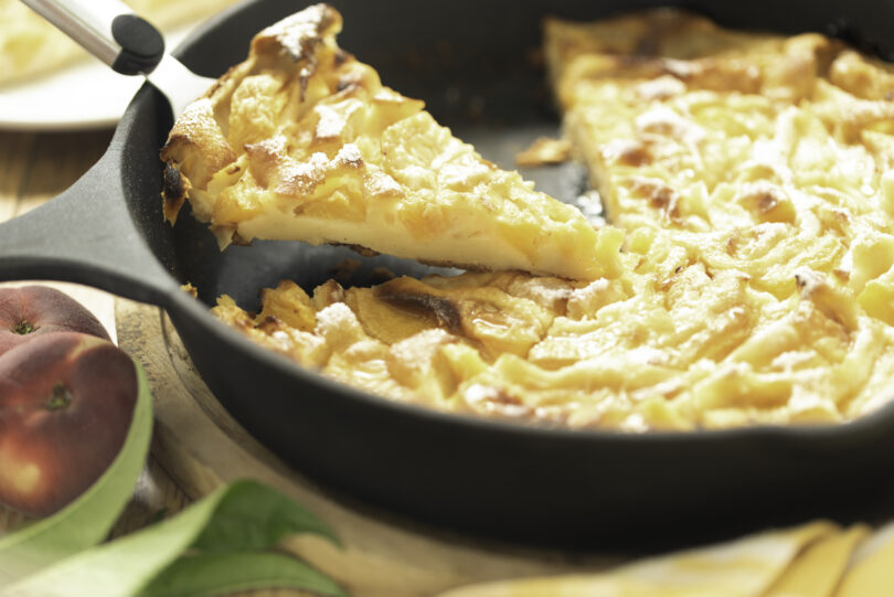 Photo de la recette : Recette clafoutis légé à la pêche