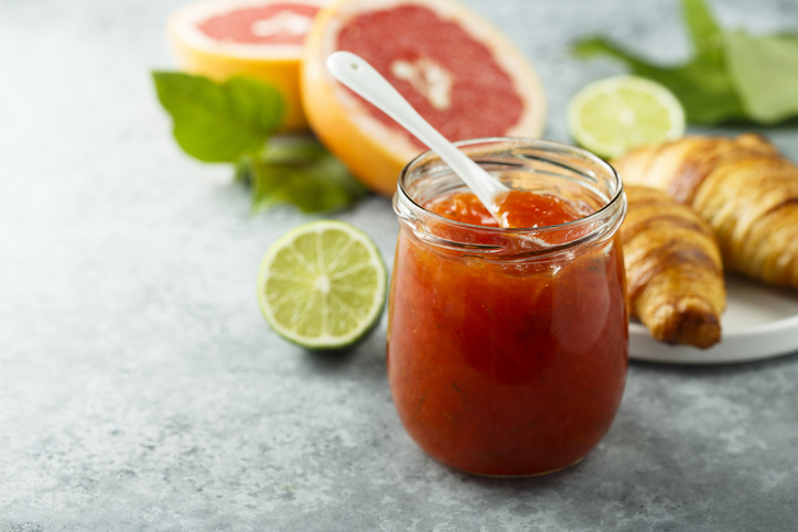 Photo de la recette : Recette confiture de pamplemousse facile