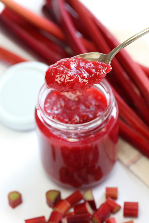 Photo de la recette : recette confiture de rhubarbe