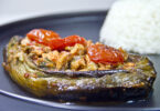 Photo de la recette : Recette courgettes farcies au poulet