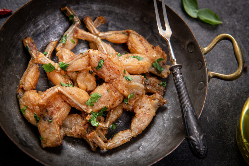 Photo de la recette : Recette cuisses de grenouilles gratinées à la française