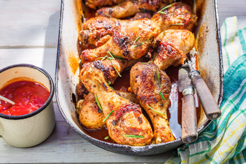 Photo de la recette : Recette cuisses de poulet aux herbes épicées