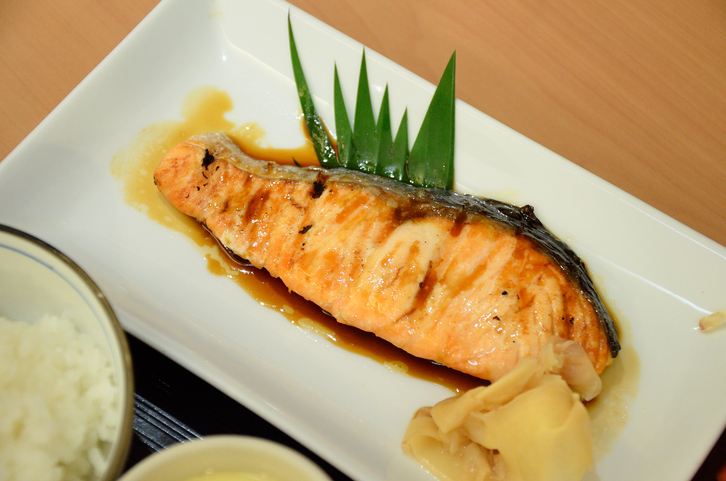 Photo de la recette : Recette darne de saumon à la japonaise