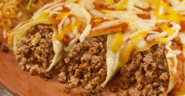 Photo de la recette : Recette enchiladas à la viande et sauce épicée