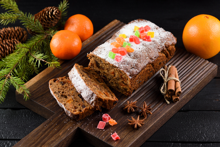Photo de la recette : Recette gâteau aux fruits confits et sucre glace