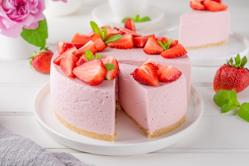 Photo de la recette : Recette gâteau mousse à la fraise