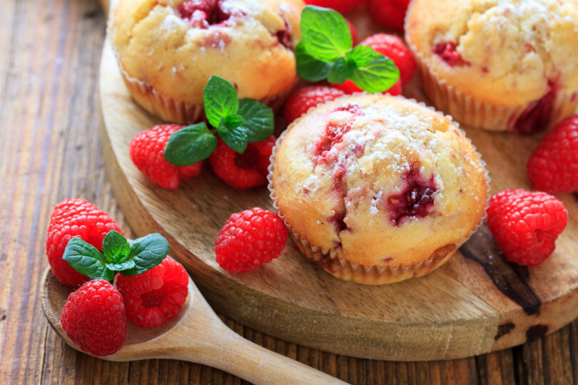 Photo de la recette : Recette muffins à la framboise