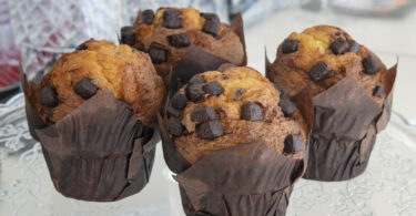 Photo de la recette : Muffins aux pépites de chocolat