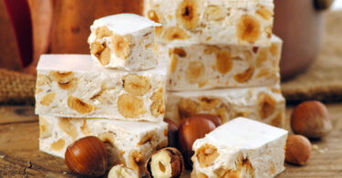 Photo de la recette : recette nougat aux noisettes