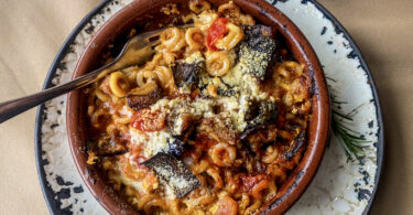 Photo de la recette : Recette pâtes anelletti aux légumes au four