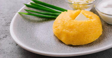 Photo de la recette : Recette polenta aux oignons
